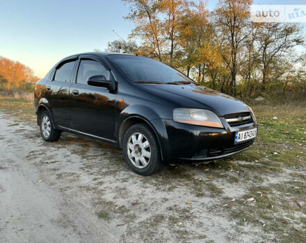 Черный Шевроле Авео, объемом двигателя 1.5 л и пробегом 351 тыс. км за 2600 $, фото 1 на Automoto.ua