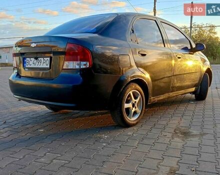 Черный Шевроле Авео, объемом двигателя 1.5 л и пробегом 195 тыс. км за 2650 $, фото 1 на Automoto.ua