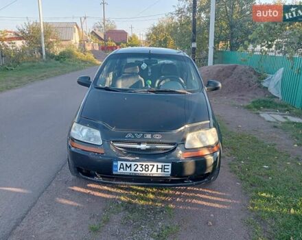 Черный Шевроле Авео, объемом двигателя 1.5 л и пробегом 166 тыс. км за 3500 $, фото 4 на Automoto.ua