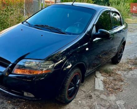 Черный Шевроле Авео, объемом двигателя 1.5 л и пробегом 189 тыс. км за 4000 $, фото 1 на Automoto.ua