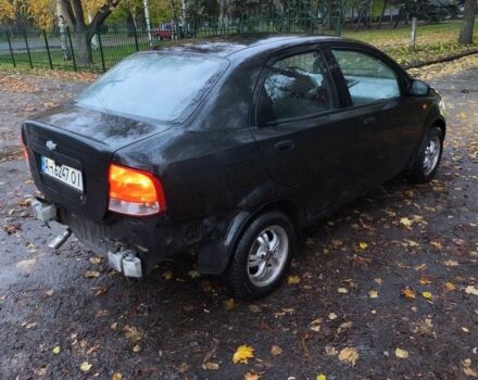 Черный Шевроле Авео, объемом двигателя 1 л и пробегом 334 тыс. км за 1700 $, фото 2 на Automoto.ua