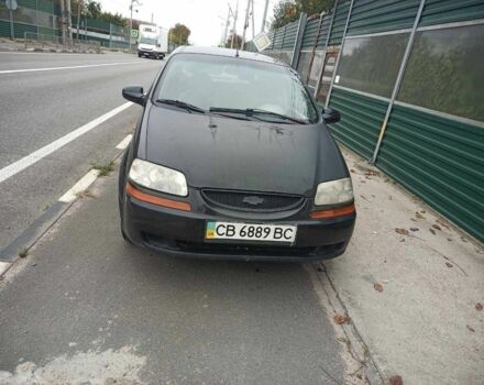 Черный Шевроле Авео, объемом двигателя 1.5 л и пробегом 250 тыс. км за 1300 $, фото 2 на Automoto.ua