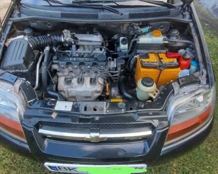 Черный Шевроле Авео, объемом двигателя 1.5 л и пробегом 193 тыс. км за 3000 $, фото 6 на Automoto.ua