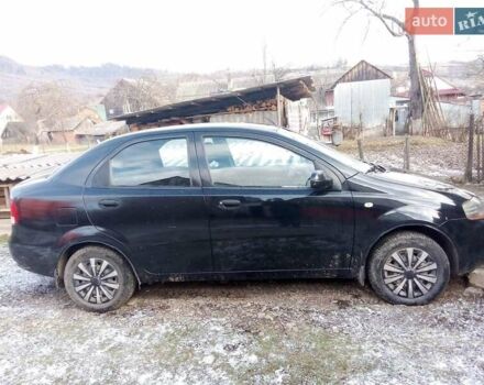 Черный Шевроле Авео, объемом двигателя 1.5 л и пробегом 188 тыс. км за 3600 $, фото 1 на Automoto.ua