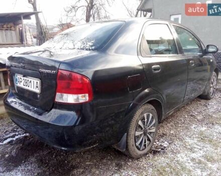 Черный Шевроле Авео, объемом двигателя 1.5 л и пробегом 188 тыс. км за 3600 $, фото 2 на Automoto.ua
