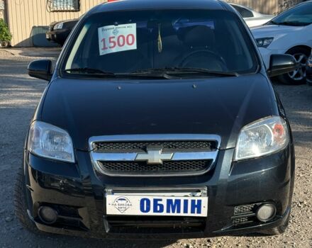 Черный Шевроле Авео, объемом двигателя 1.5 л и пробегом 198 тыс. км за 4200 $, фото 1 на Automoto.ua