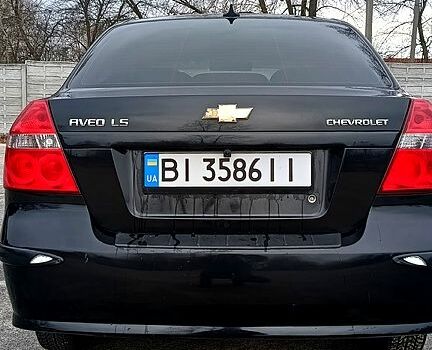 Черный Шевроле Авео, объемом двигателя 1.5 л и пробегом 200 тыс. км за 4600 $, фото 3 на Automoto.ua