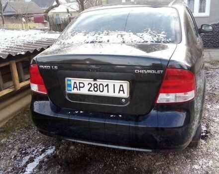 Черный Шевроле Авео, объемом двигателя 1.5 л и пробегом 188 тыс. км за 3600 $, фото 9 на Automoto.ua