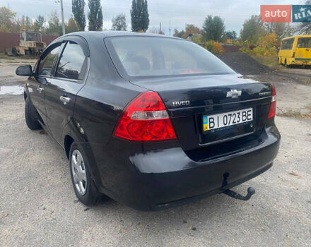 Черный Шевроле Авео, объемом двигателя 1.5 л и пробегом 130 тыс. км за 4500 $, фото 2 на Automoto.ua