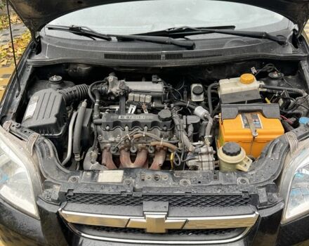 Черный Шевроле Авео, объемом двигателя 1.5 л и пробегом 195 тыс. км за 3450 $, фото 13 на Automoto.ua