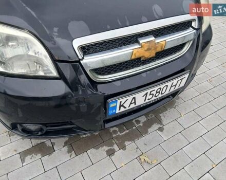 Черный Шевроле Авео, объемом двигателя 1.5 л и пробегом 206 тыс. км за 3900 $, фото 6 на Automoto.ua