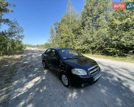 Черный Шевроле Авео, объемом двигателя 1.5 л и пробегом 205 тыс. км за 3000 $, фото 4 на Automoto.ua