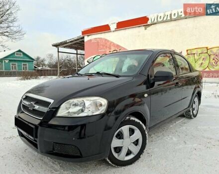 Черный Шевроле Авео, объемом двигателя 1.5 л и пробегом 213 тыс. км за 3900 $, фото 1 на Automoto.ua