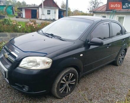 Черный Шевроле Авео, объемом двигателя 1.5 л и пробегом 244 тыс. км за 4850 $, фото 1 на Automoto.ua