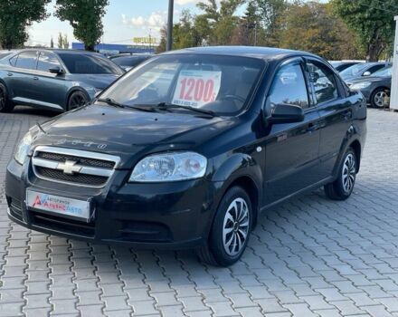Черный Шевроле Авео, объемом двигателя 1.5 л и пробегом 205 тыс. км за 4700 $, фото 1 на Automoto.ua