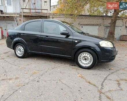 Черный Шевроле Авео, объемом двигателя 1.4 л и пробегом 240 тыс. км за 3200 $, фото 1 на Automoto.ua