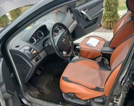 Черный Шевроле Авео, объемом двигателя 1.5 л и пробегом 206 тыс. км за 3900 $, фото 21 на Automoto.ua