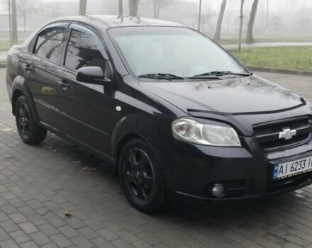 Черный Шевроле Авео, объемом двигателя 1.5 л и пробегом 240 тыс. км за 3600 $, фото 3 на Automoto.ua