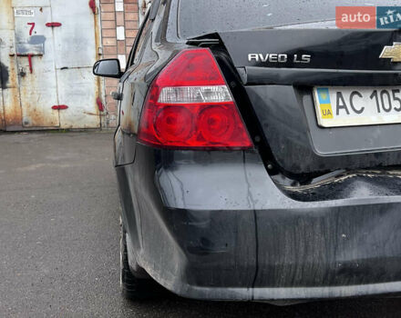 Черный Шевроле Авео, объемом двигателя 1.5 л и пробегом 155 тыс. км за 2150 $, фото 5 на Automoto.ua