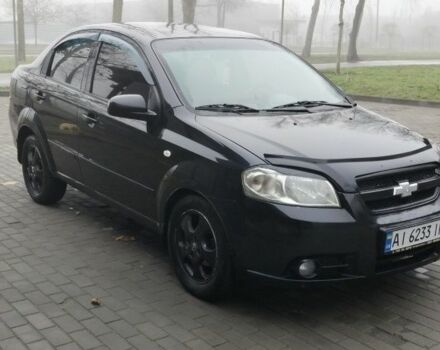 Черный Шевроле Авео, объемом двигателя 1.5 л и пробегом 240 тыс. км за 3600 $, фото 6 на Automoto.ua