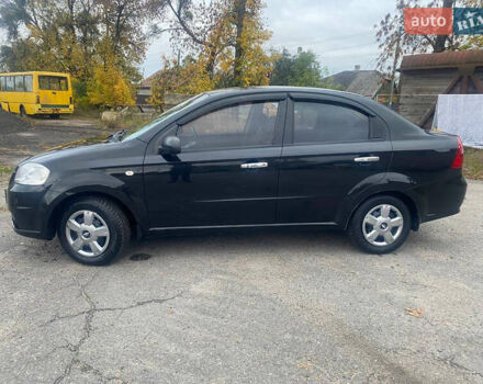 Черный Шевроле Авео, объемом двигателя 1.5 л и пробегом 130 тыс. км за 4500 $, фото 1 на Automoto.ua