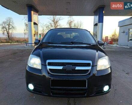 Черный Шевроле Авео, объемом двигателя 1.5 л и пробегом 275 тыс. км за 4300 $, фото 2 на Automoto.ua