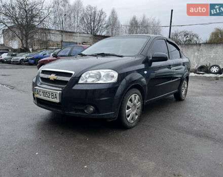 Черный Шевроле Авео, объемом двигателя 1.5 л и пробегом 155 тыс. км за 2150 $, фото 2 на Automoto.ua