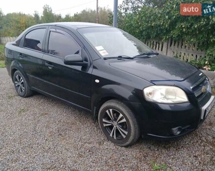 Черный Шевроле Авео, объемом двигателя 1.5 л и пробегом 244 тыс. км за 4850 $, фото 2 на Automoto.ua