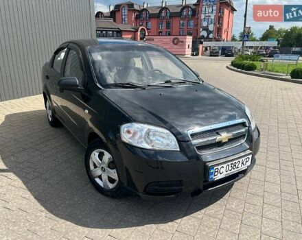 Черный Шевроле Авео, объемом двигателя 1.5 л и пробегом 177 тыс. км за 3200 $, фото 1 на Automoto.ua