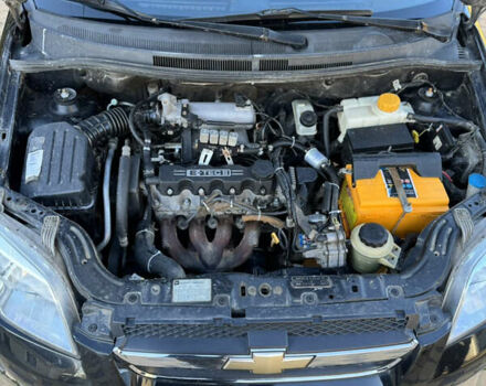 Черный Шевроле Авео, объемом двигателя 1.5 л и пробегом 190 тыс. км за 3350 $, фото 19 на Automoto.ua