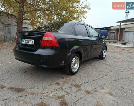 Черный Шевроле Авео, объемом двигателя 1.4 л и пробегом 240 тыс. км за 3200 $, фото 2 на Automoto.ua