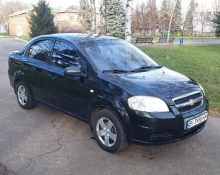 Черный Шевроле Авео, объемом двигателя 1.5 л и пробегом 196 тыс. км за 4000 $, фото 1 на Automoto.ua
