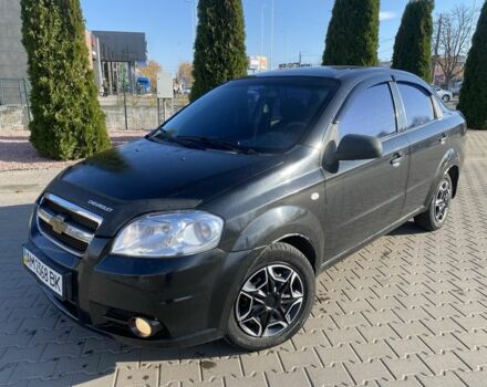 Черный Шевроле Авео, объемом двигателя 1.5 л и пробегом 200 тыс. км за 2500 $, фото 9 на Automoto.ua
