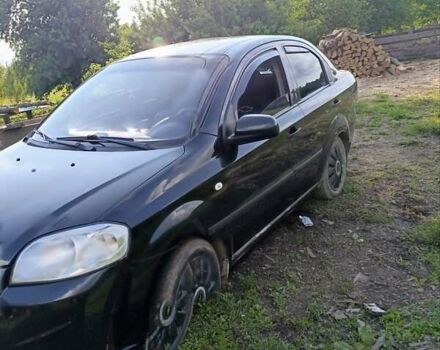Черный Шевроле Авео, объемом двигателя 1.5 л и пробегом 144 тыс. км за 3500 $, фото 1 на Automoto.ua