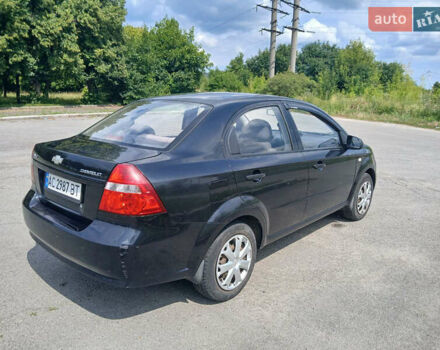 Черный Шевроле Авео, объемом двигателя 1.5 л и пробегом 120 тыс. км за 3900 $, фото 1 на Automoto.ua