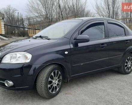 Черный Шевроле Авео, объемом двигателя 1.5 л и пробегом 159 тыс. км за 3750 $, фото 1 на Automoto.ua