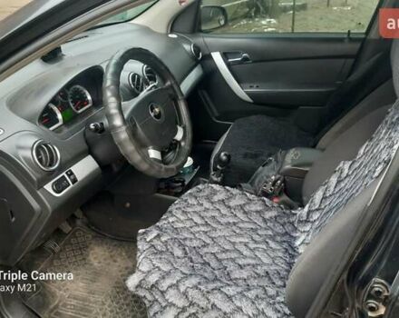 Черный Шевроле Авео, объемом двигателя 1.5 л и пробегом 158 тыс. км за 4600 $, фото 7 на Automoto.ua