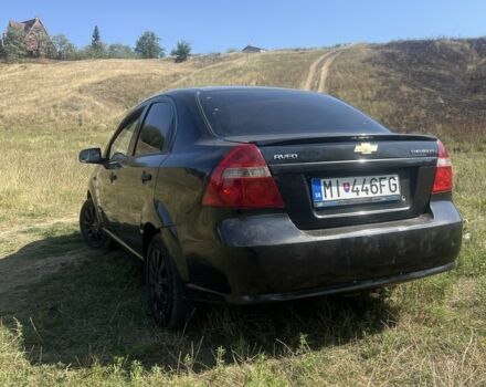 Черный Шевроле Авео, объемом двигателя 1.2 л и пробегом 162 тыс. км за 1400 $, фото 2 на Automoto.ua