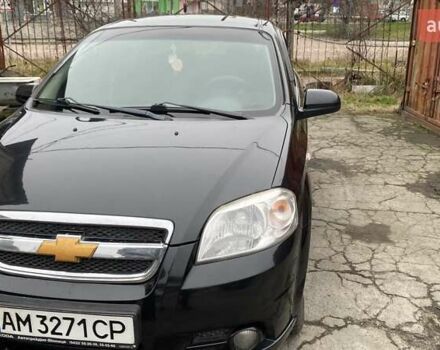 Черный Шевроле Авео, объемом двигателя 1.5 л и пробегом 136 тыс. км за 4100 $, фото 2 на Automoto.ua