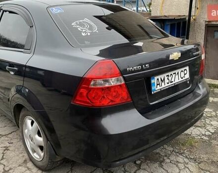 Черный Шевроле Авео, объемом двигателя 1.5 л и пробегом 136 тыс. км за 4100 $, фото 1 на Automoto.ua
