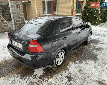 Черный Шевроле Авео, объемом двигателя 1.5 л и пробегом 210 тыс. км за 4600 $, фото 3 на Automoto.ua