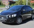 Черный Шевроле Авео, объемом двигателя 1.4 л и пробегом 155 тыс. км за 7000 $, фото 1 на Automoto.ua
