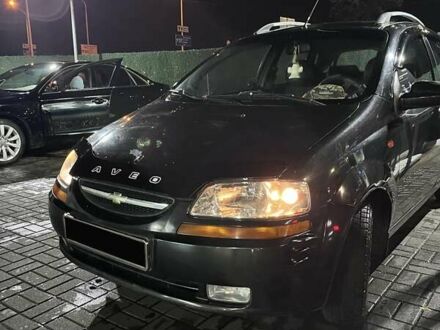 Черный Шевроле Авео, объемом двигателя 1.6 л и пробегом 140 тыс. км за 3400 $, фото 1 на Automoto.ua