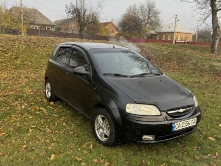Чорний Шевроле Авео, об'ємом двигуна 1.5 л та пробігом 220 тис. км за 2400 $, фото 1 на Automoto.ua