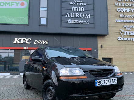Черный Шевроле Авео, объемом двигателя 1.6 л и пробегом 300 тыс. км за 1499 $, фото 1 на Automoto.ua