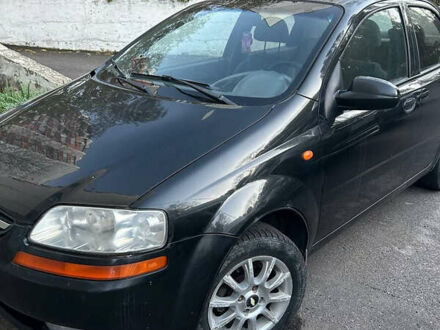 Черный Шевроле Авео, объемом двигателя 1.5 л и пробегом 221 тыс. км за 3500 $, фото 1 на Automoto.ua