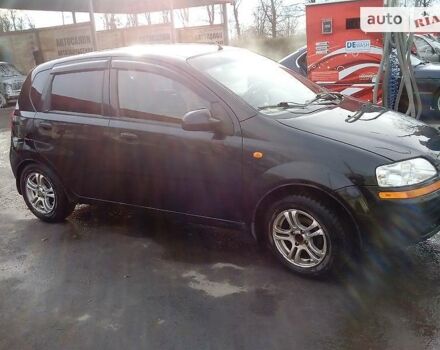 Черный Шевроле Авео, объемом двигателя 1.5 л и пробегом 165 тыс. км за 4100 $, фото 1 на Automoto.ua