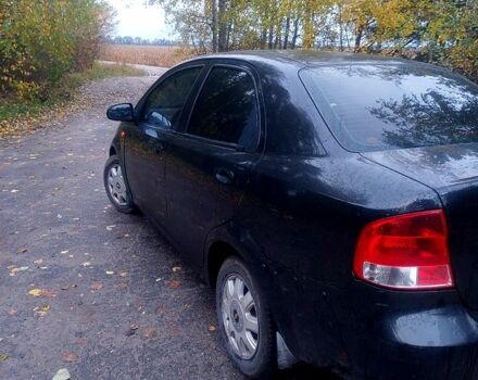 Черный Шевроле Авео, объемом двигателя 1.5 л и пробегом 180 тыс. км за 3100 $, фото 1 на Automoto.ua