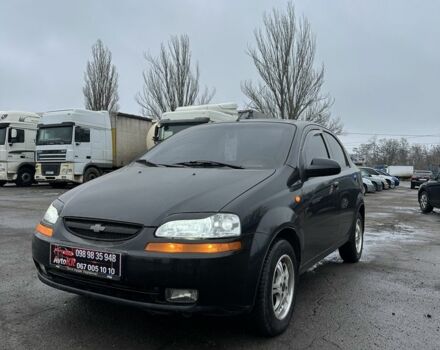 Черный Шевроле Авео, объемом двигателя 1.5 л и пробегом 220 тыс. км за 3750 $, фото 1 на Automoto.ua
