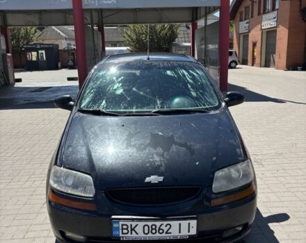 Черный Шевроле Авео, объемом двигателя 1.5 л и пробегом 228 тыс. км за 2700 $, фото 1 на Automoto.ua
